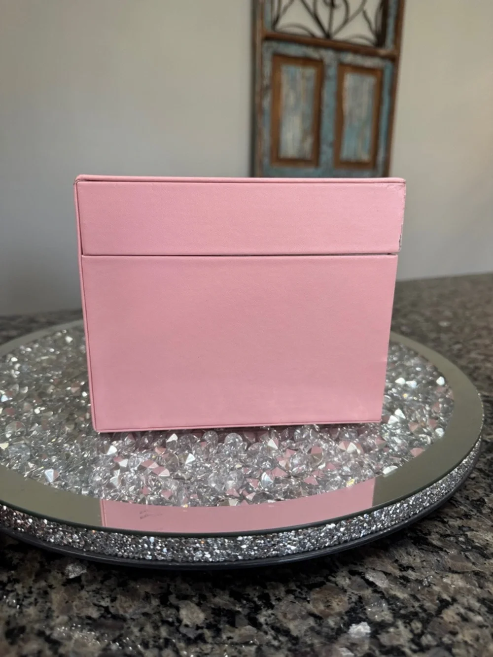 Pink Jewelry Box Storage Organizer - Elegant Jewelry Case